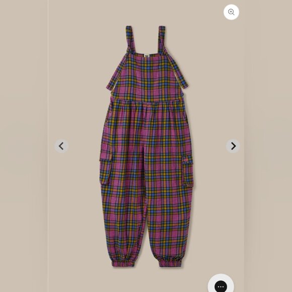 Lucy & Yak Miyada dungarees overalls jumpsuit US 14-16 - Picture 3 of 4